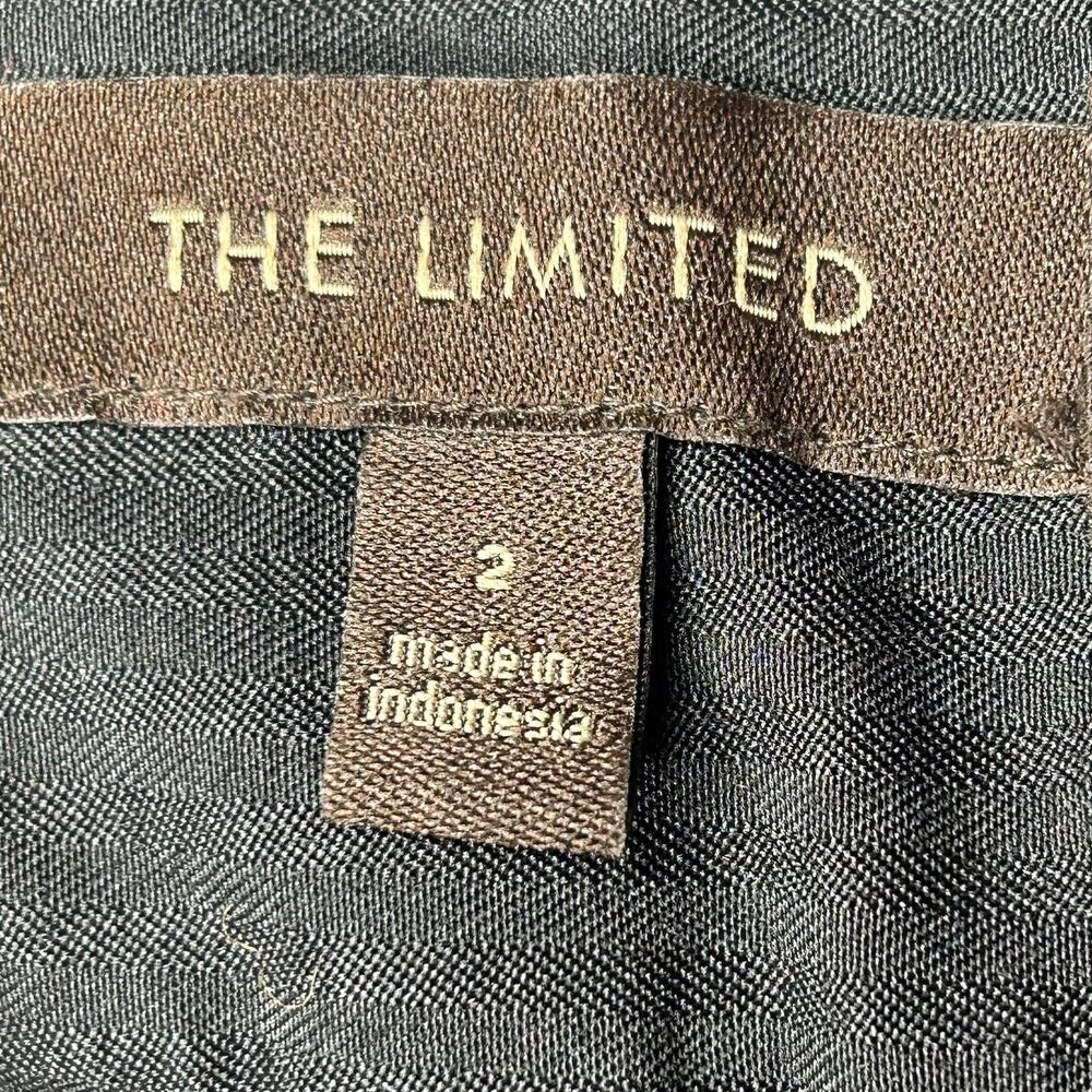 The Limited Skirt Women 2 Mini Thick Woven Texture Wool Blend Pink Black Office - Picture 3 of 9